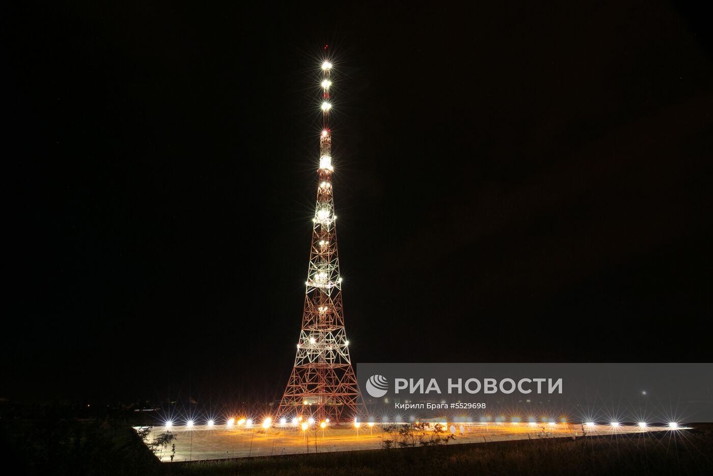 На телебашнях в городах проведения ЧМ-2018 по футболу включили подсветку к чемпионату