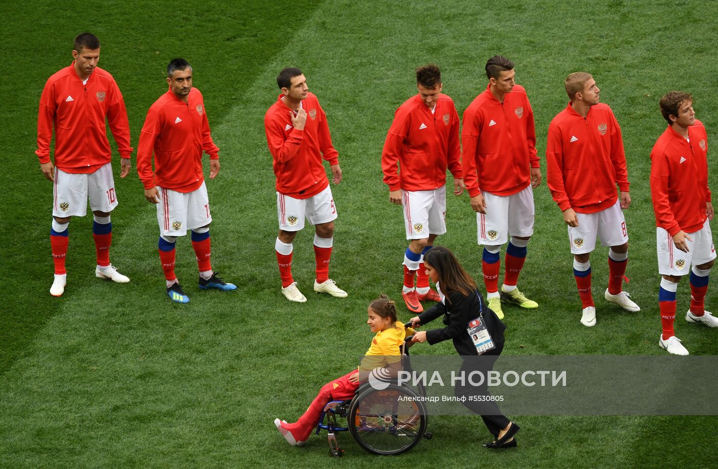 Футбол. ЧМ-2018. Матч Россия - Саудовская Аравия