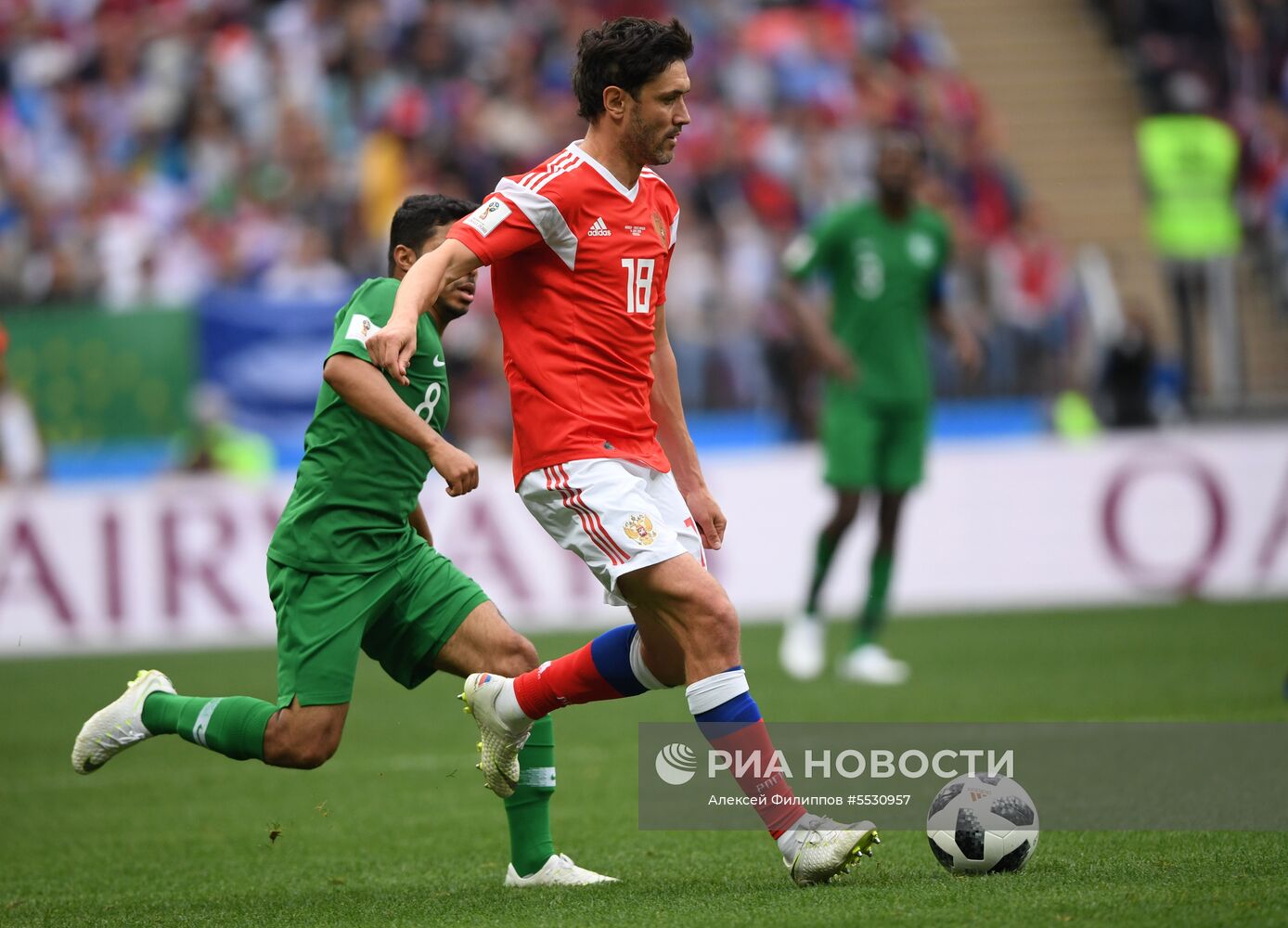 Футбол. ЧМ-2018. Матч Россия - Саудовская Аравия