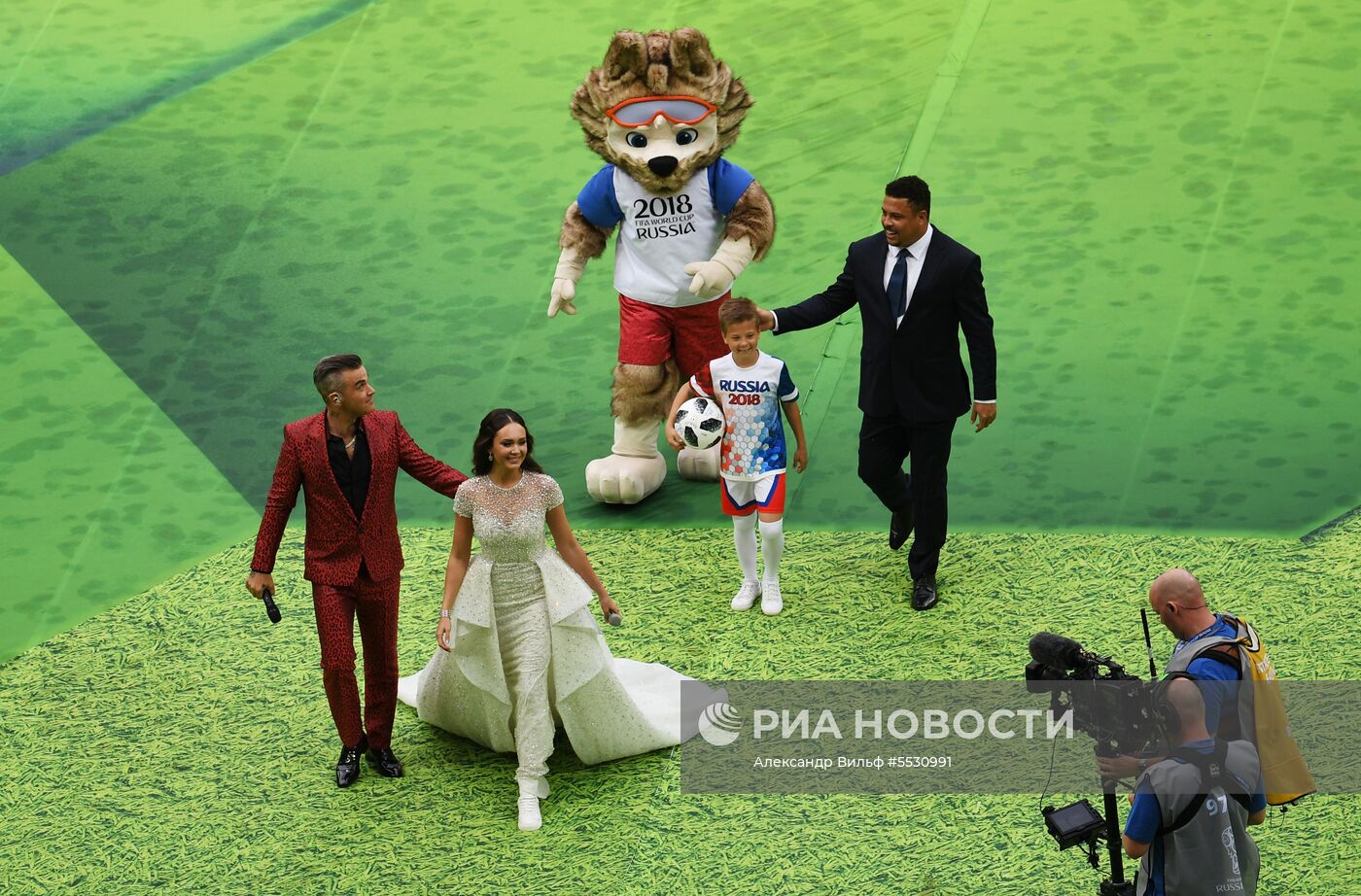 Церемония открытия ЧМ-2018 по футболу
