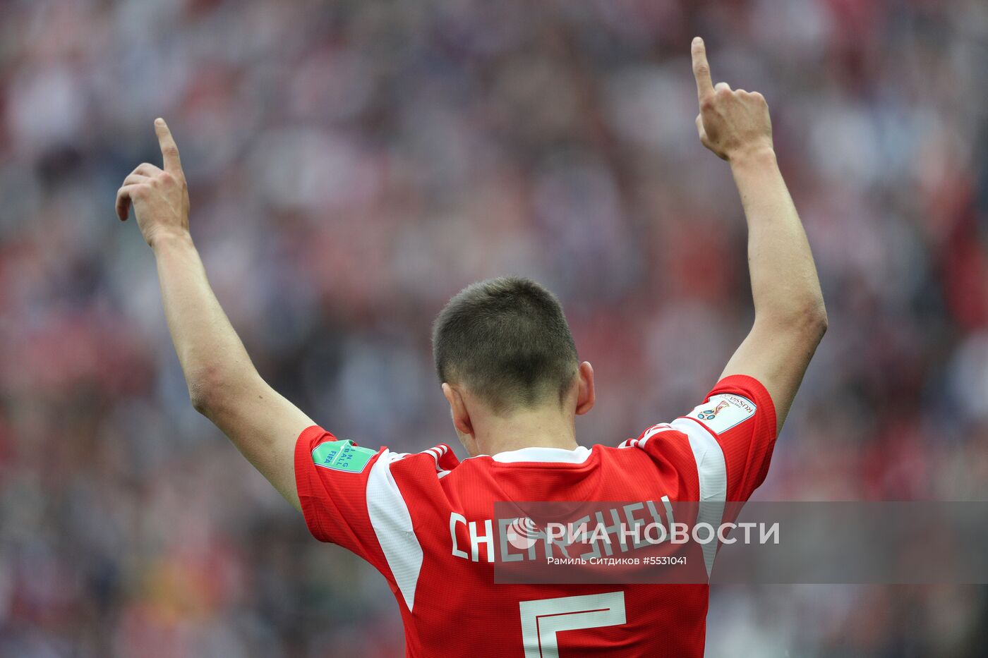 Футбол. ЧМ-2018. Матч Россия - Саудовская Аравия