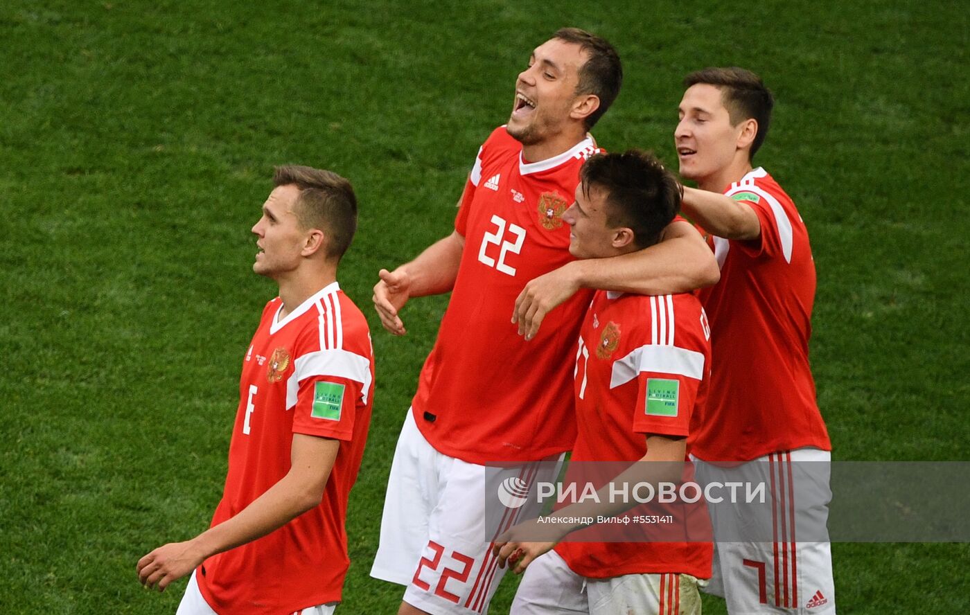 Футбол. ЧМ-2018. Матч Россия - Саудовская Аравия