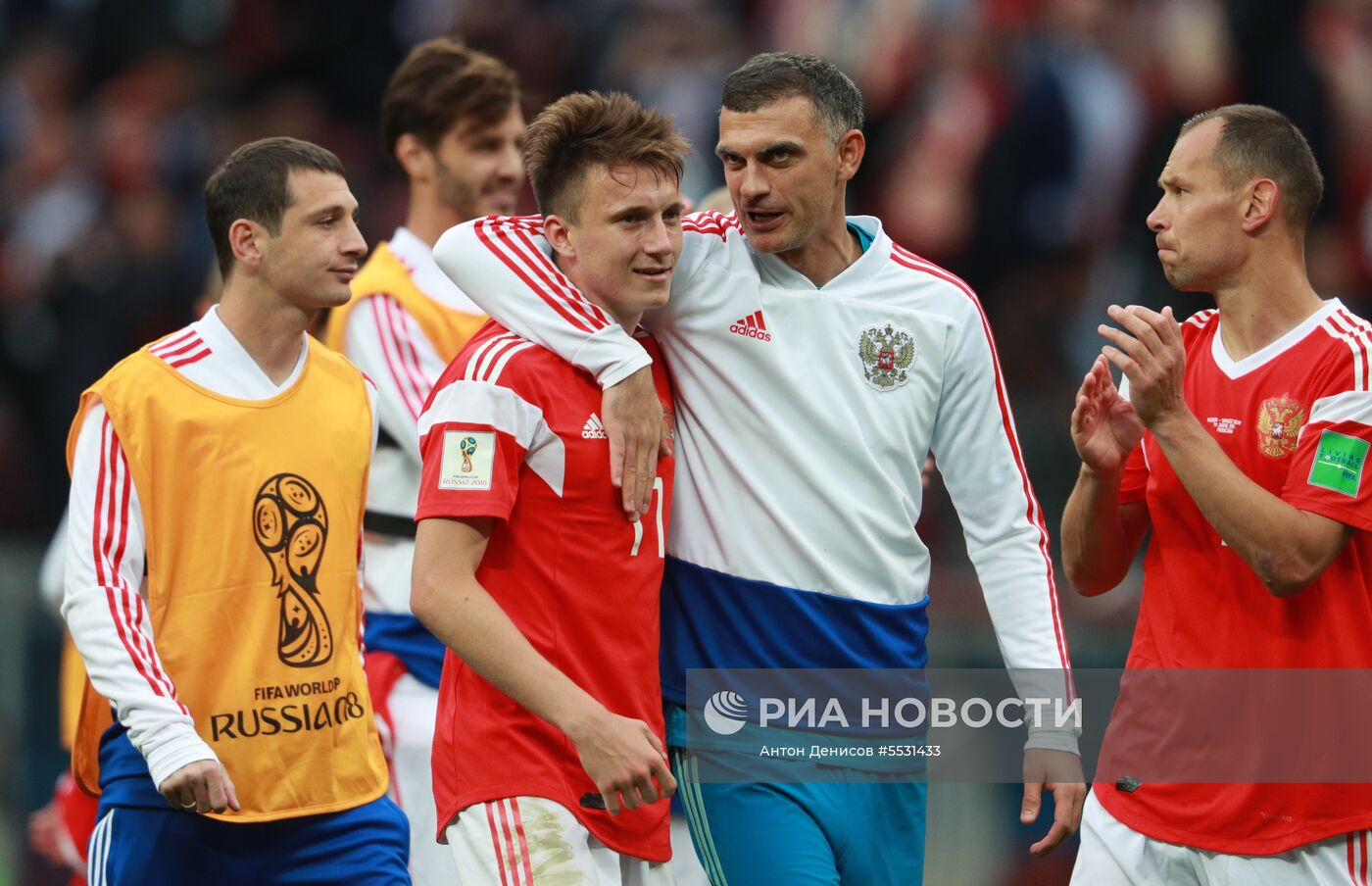 Футбол. ЧМ-2018. Матч Россия - Саудовская Аравия