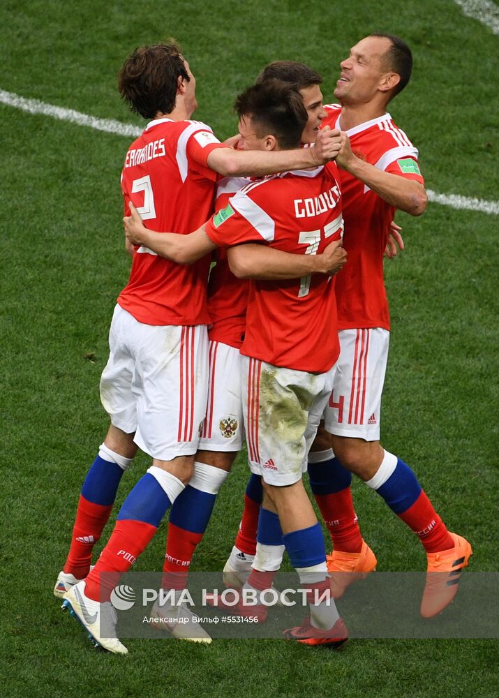 Футбол. ЧМ-2018. Матч Россия - Саудовская Аравия