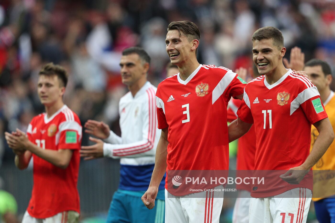 Футбол. ЧМ-2018. Матч Россия - Саудовская Аравия