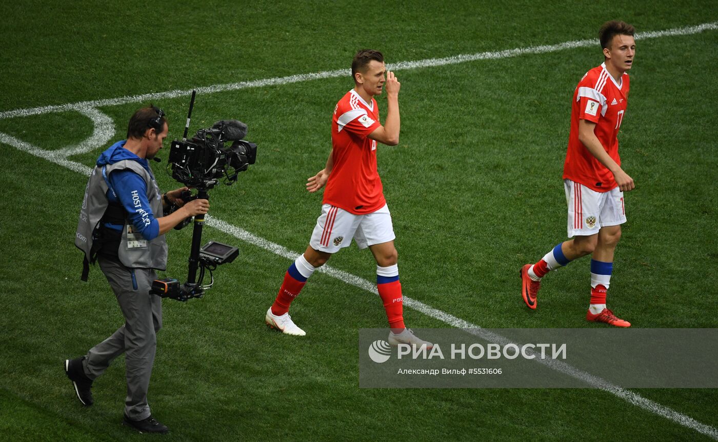 Футбол. ЧМ-2018. Матч Россия - Саудовская Аравия