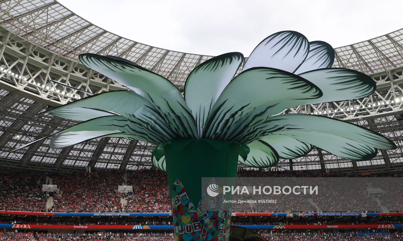 Церемония открытия ЧМ-2018 по футболу