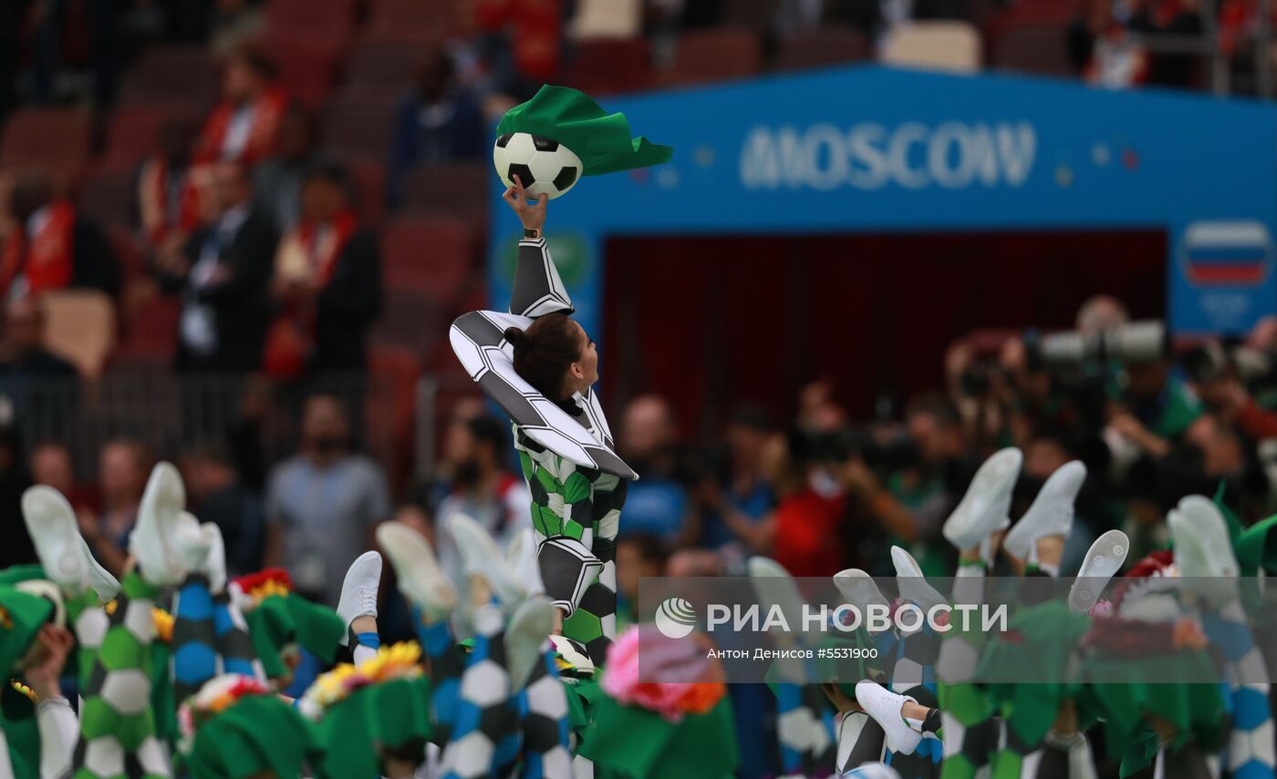 Церемония открытия ЧМ-2018 по футболу