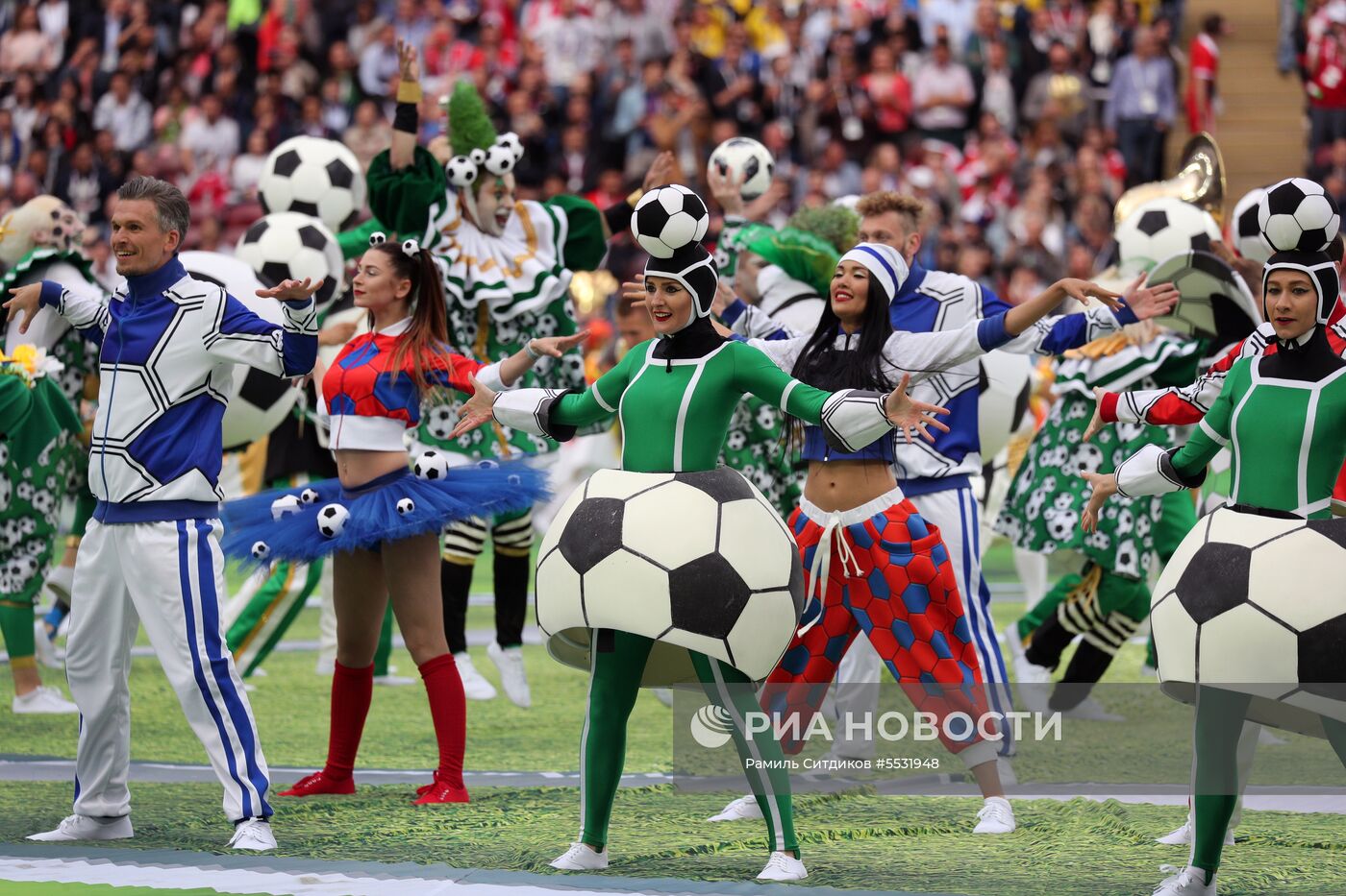 Церемония открытия ЧМ-2018 по футболу