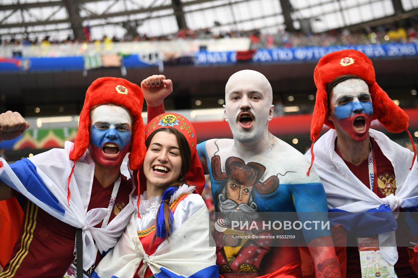 Футбол. ЧМ-2018. Матч Россия - Саудовская Аравия