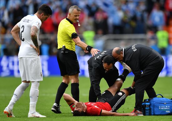 Футбол. ЧМ-2018. Матч Египет - Уругвай 