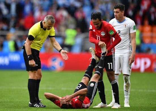 Футбол. ЧМ-2018. Матч Египет - Уругвай 