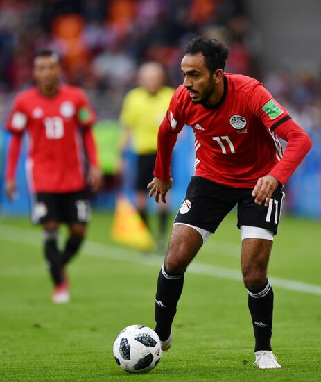 Футбол. ЧМ-2018. Матч Египет - Уругвай 