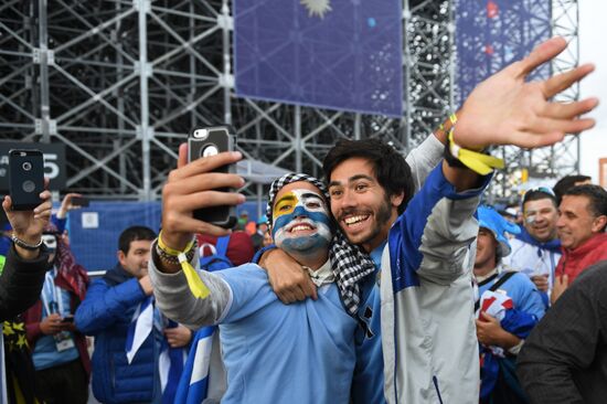 Футбол. ЧМ-2018. Матч Египет - Уругвай