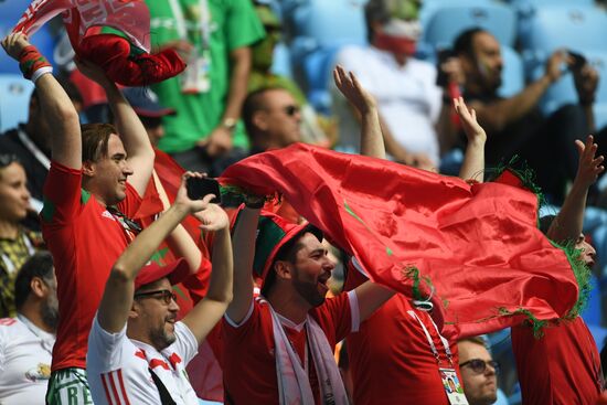 Футбол. ЧМ-2018. Матч Марокко - Иран