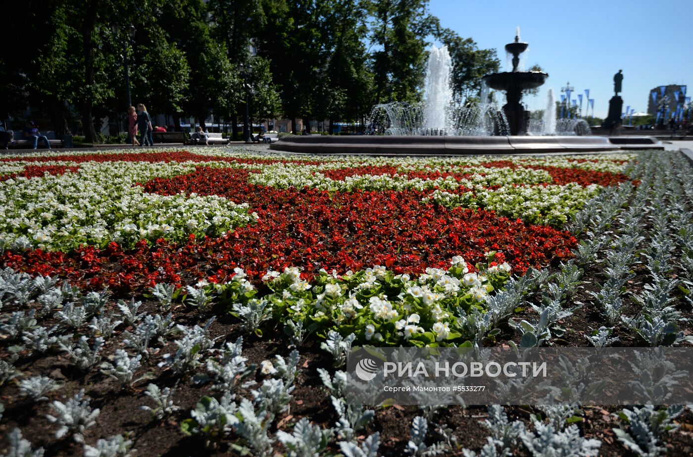 Цветники в Москве