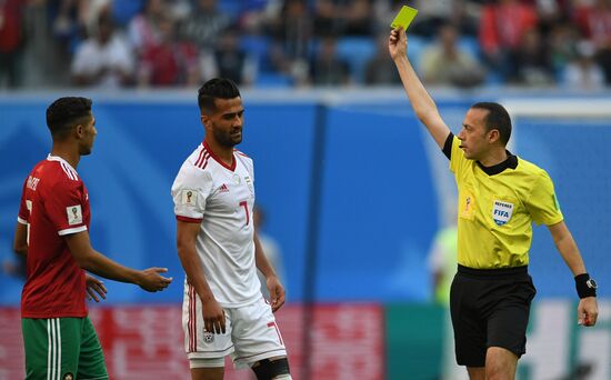 Футбол. ЧМ-2018. Матч Марокко - Иран