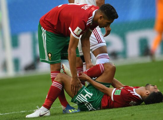 Футбол. ЧМ-2018. Матч Марокко - Иран