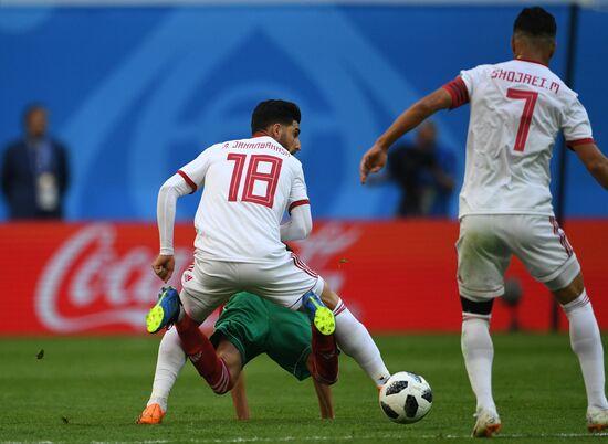 Футбол. ЧМ-2018. Матч Марокко - Иран