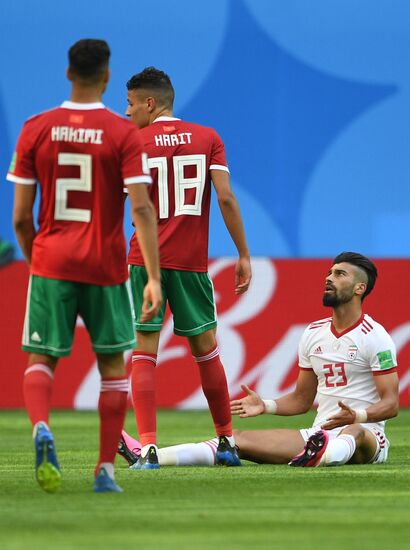 Футбол. ЧМ-2018. Матч Марокко - Иран