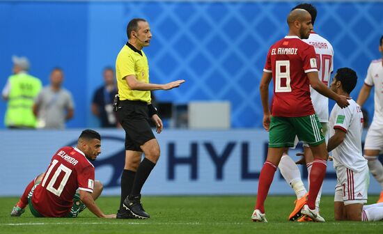 Футбол. ЧМ-2018. Матч Марокко - Иран