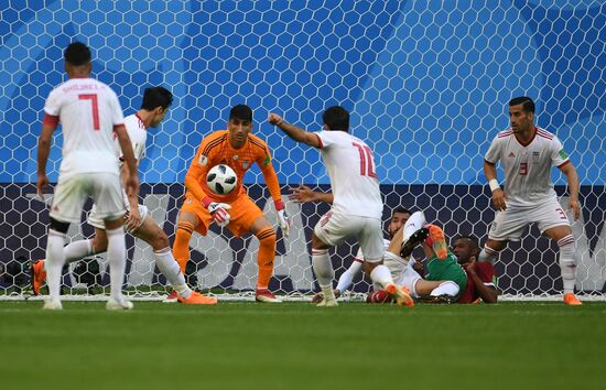 Футбол. ЧМ-2018. Матч Марокко - Иран