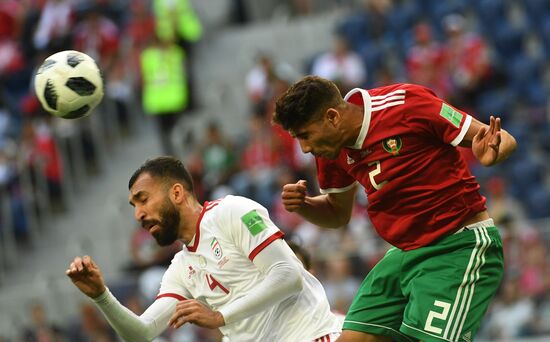 Футбол. ЧМ-2018. Матч Марокко - Иран