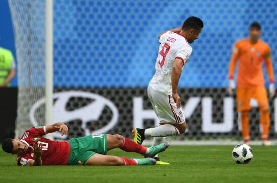 Футбол. ЧМ-2018. Матч Марокко - Иран