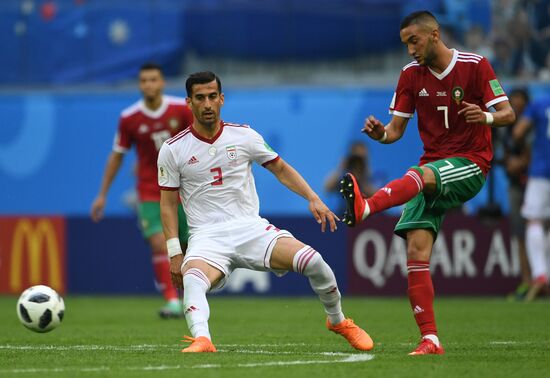 Футбол. ЧМ-2018. Матч Марокко - Иран