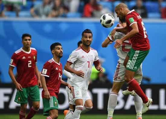 Футбол. ЧМ-2018. Матч Марокко - Иран