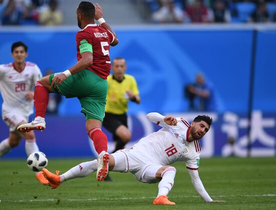 Футбол. ЧМ-2018. Матч Марокко - Иран