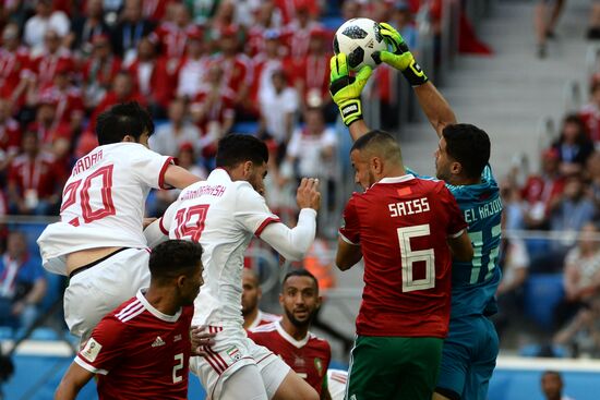 Футбол. ЧМ-2018. Матч Марокко - Иран