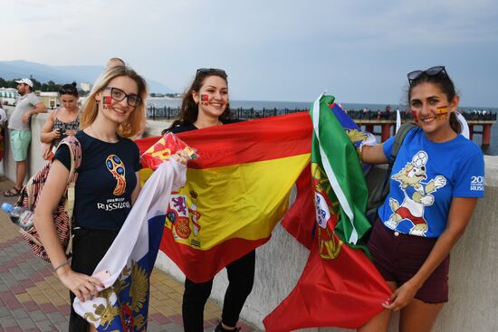 Футбол. ЧМ-2018. Матч Португалия - Испания