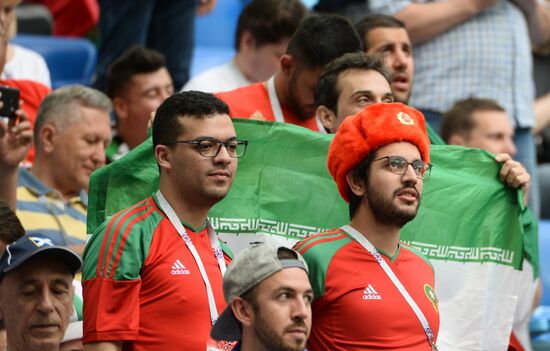 Футбол. ЧМ-2018. Матч Марокко - Иран