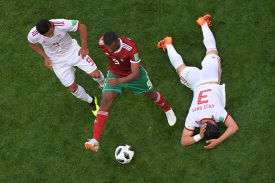 Футбол. ЧМ-2018. Матч Марокко - Иран