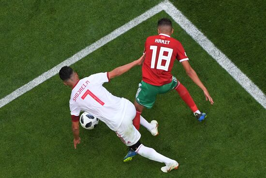 Футбол. ЧМ-2018. Матч Марокко - Иран