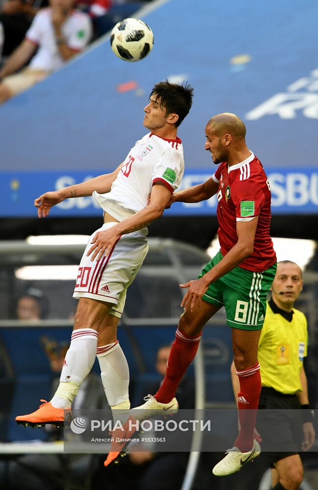 Футбол. ЧМ-2018. Матч Марокко - Иран