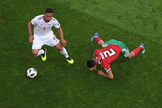 Футбол. ЧМ-2018. Матч Марокко - Иран