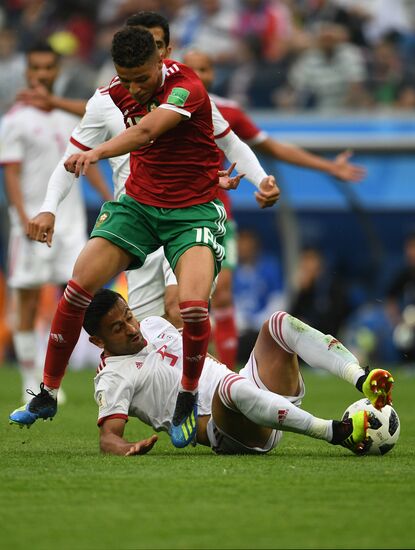 Футбол. ЧМ-2018. Матч Марокко - Иран