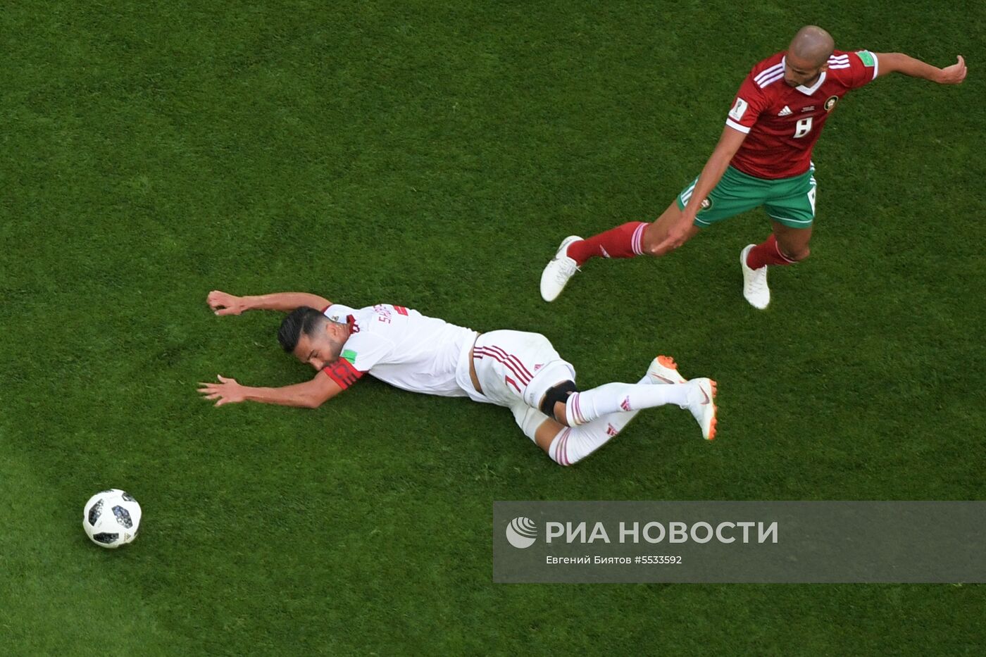 Футбол. ЧМ-2018. Матч Марокко - Иран