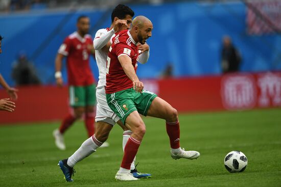 Футбол. ЧМ-2018. Матч Марокко - Иран