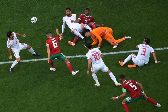 Футбол. ЧМ-2018. Матч Марокко - Иран