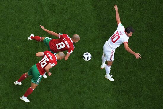 Футбол. ЧМ-2018. Матч Марокко - Иран