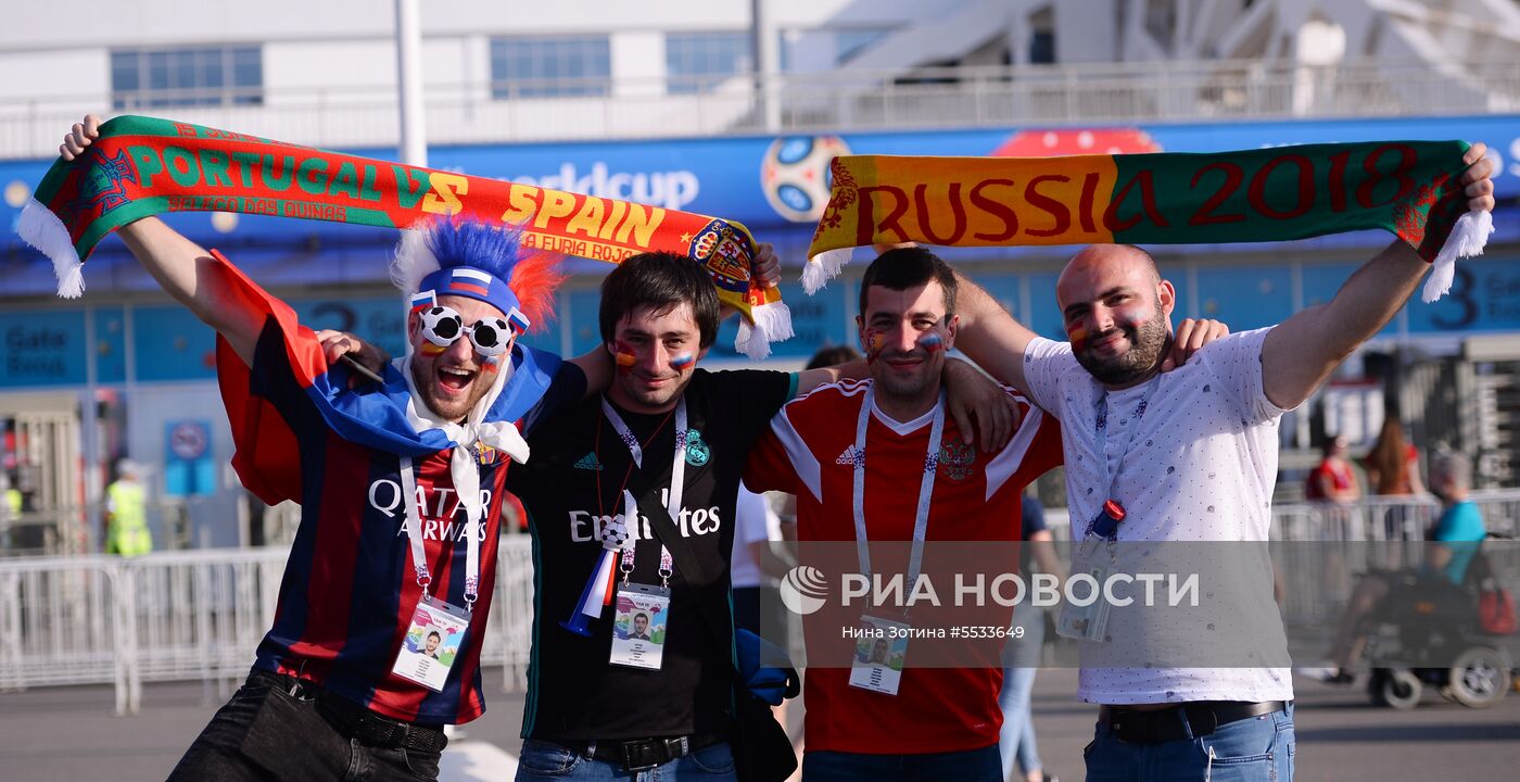 Футбол. ЧМ-2018. Матч Португалия - Испания