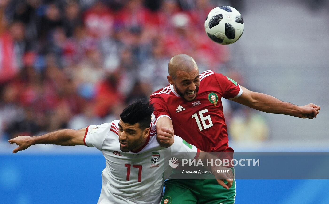 Футбол. ЧМ-2018. Матч Марокко - Иран