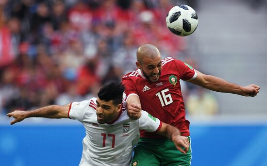 Футбол. ЧМ-2018. Матч Марокко - Иран