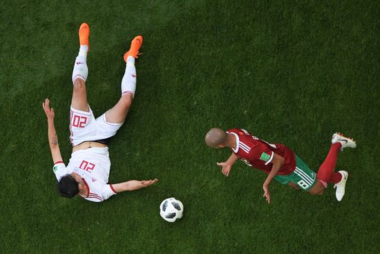 Футбол. ЧМ-2018. Матч Марокко - Иран