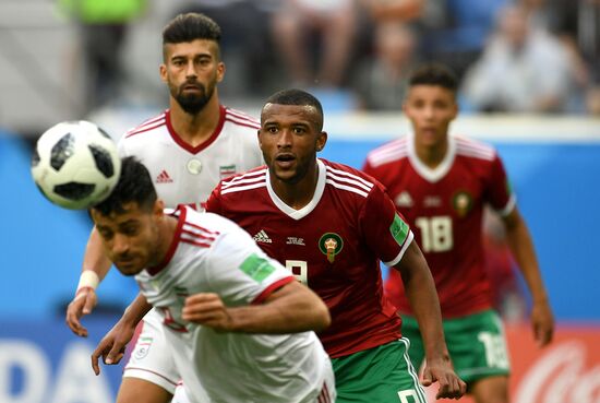 Футбол. ЧМ-2018. Матч Марокко - Иран