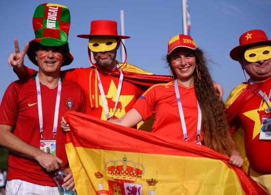 Футбол. ЧМ-2018. Матч Португалия - Испания 