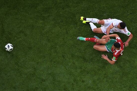 Футбол. ЧМ-2018. Матч Марокко - Иран